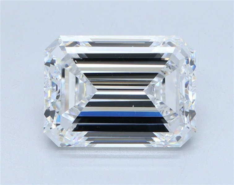 4.03ct D VS2 Very Good Cut Emerald Lab Grown Diamond