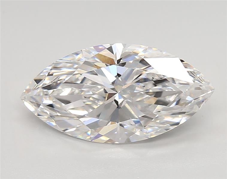 2.66ct E VVS1 Rare Carat Ideal Cut Marquise Lab Grown Diamond