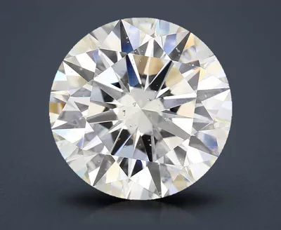 3.50ct I SI1 Rare Carat Ideal Cut Round Diamond