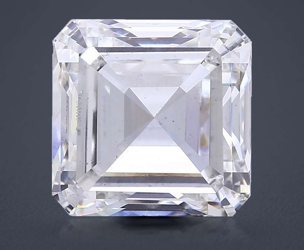 10.02ct G VS2 Very Good Cut Asscher Lab Grown Diamond