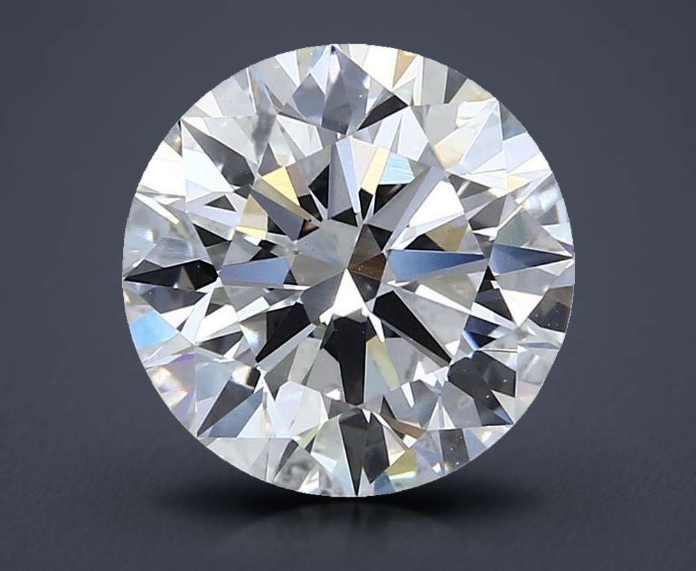 4.05ct F VS1 Rare Carat Ideal Cut Round Lab Grown Diamond