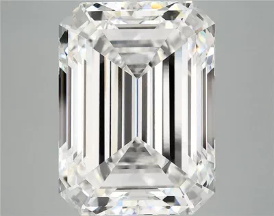 12.60ct F VVS2 Rare Carat Ideal Cut Emerald Lab Grown Diamond