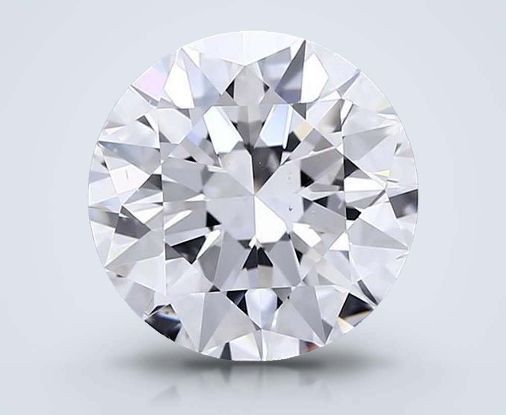 2.50ct D SI1 Excellent Cut Round Diamond