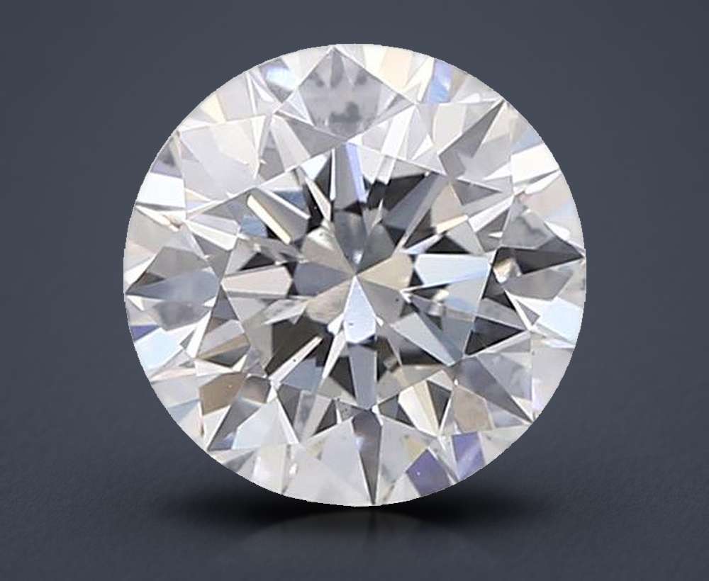 2.01ct F VS2 Rare Carat Ideal Cut Round Lab Grown Diamond