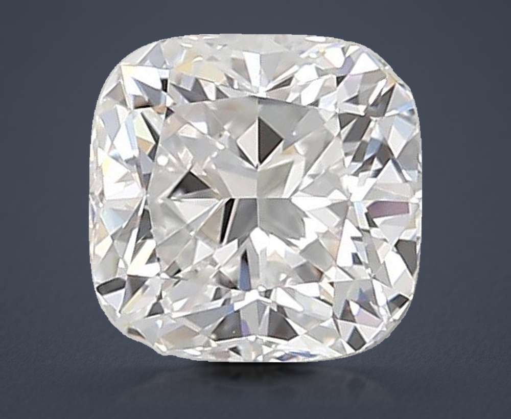 1.52ct E VVS2 Rare Carat Ideal Cut Cushion Lab Grown Diamond