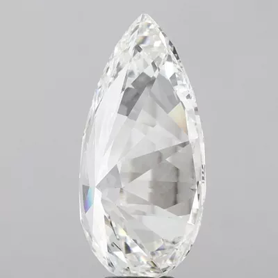 12.04ct F VVS2 Rare Carat Ideal Cut Pear Lab Grown Diamond