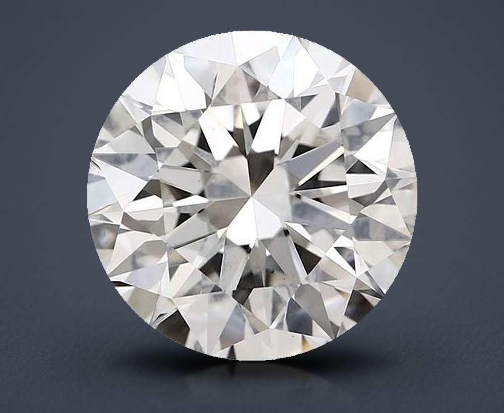 5.01ct H VS1 Excellent Cut Round Lab Grown Diamond