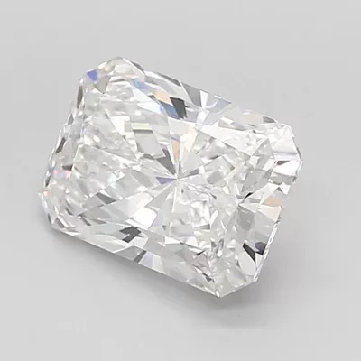 3.05ct F VVS2 Rare Carat Ideal Cut Radiant Lab Grown Diamond