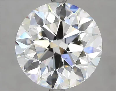 6.03ct I SI1 Excellent Cut Round Diamond