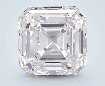 2.15ct D VVS2 Rare Carat Ideal Cut Asscher Lab Grown Diamond