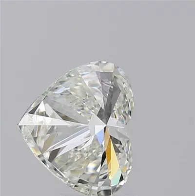 3.17ct J SI1 Rare Carat Ideal Cut Heart Diamond