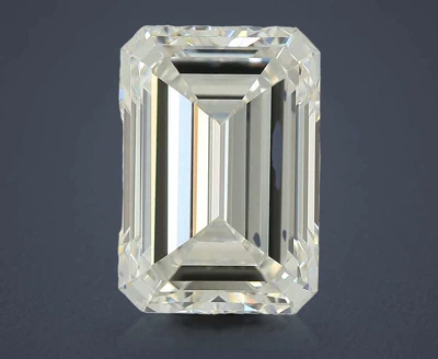 4.02ct F VS1 Rare Carat Ideal Cut Emerald Lab Grown Diamond