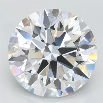 4.03ct D FL Rare Carat Ideal Cut Round Lab Grown Diamond