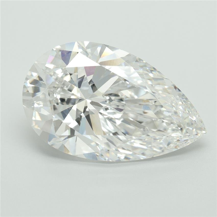 10.54ct E VVS2 Rare Carat Ideal Cut Pear Lab Grown Diamond
