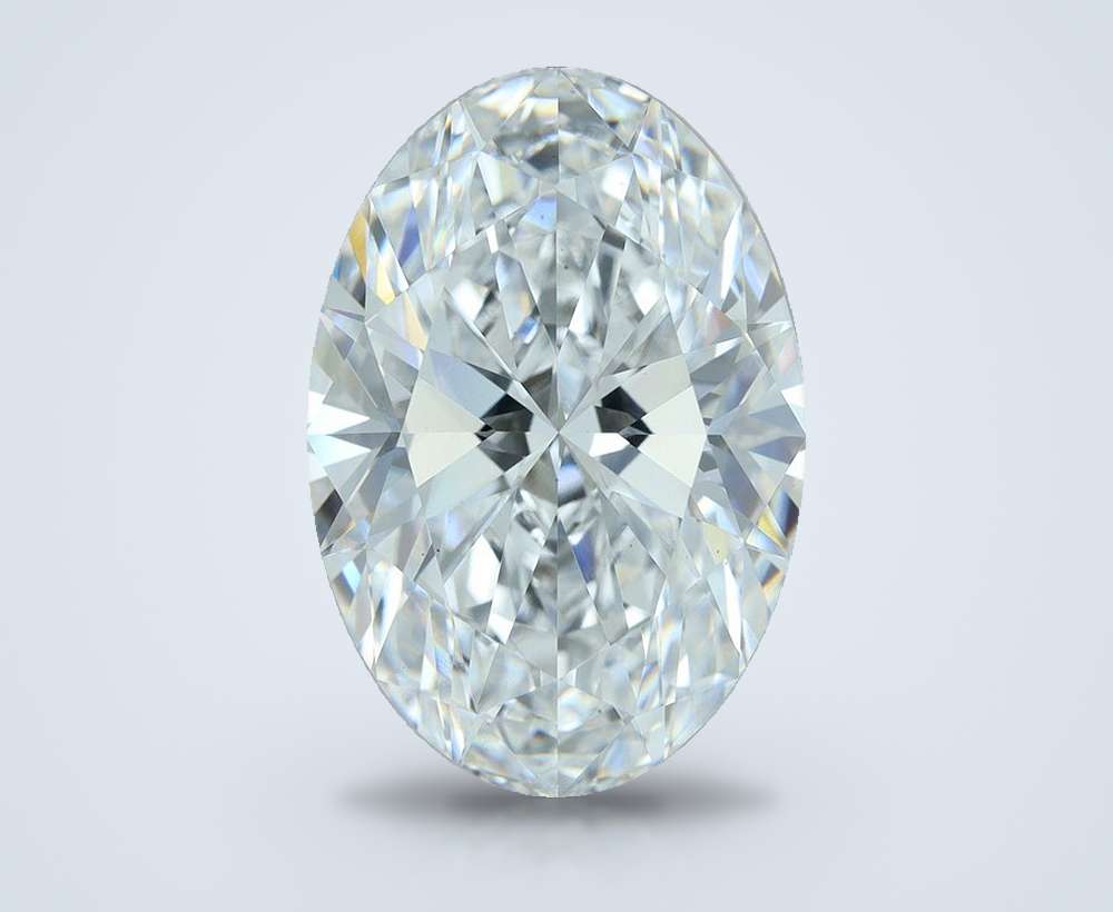 11.04ct E VS1 Rare Carat Ideal Cut Oval Lab Grown Diamond