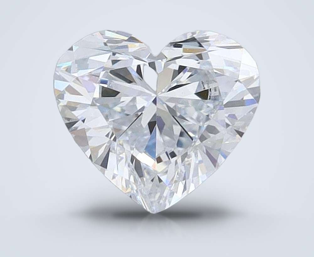 1.03ct E VVS1 Rare Carat Ideal Cut Heart Lab Grown Diamond