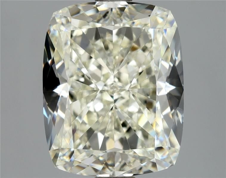 3.02ct K SI1 Rare Carat Ideal Cut Cushion Diamond