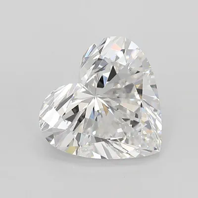 3.58ct E VVS2 Very Good Cut Heart Lab Grown Diamond