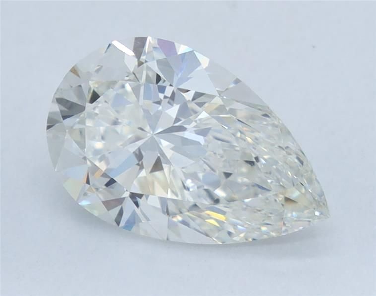 3.02ct H VVS1 Rare Carat Ideal Cut Pear Diamond