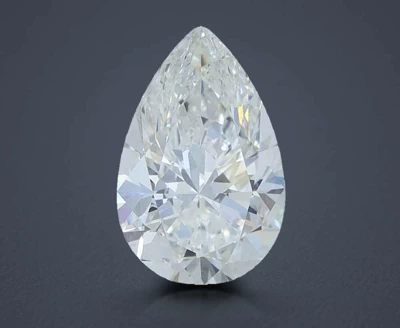 3.02ct H VVS1 Rare Carat Ideal Cut Pear Diamond