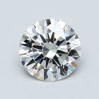 2.07ct H VS2 Rare Carat Ideal Cut Round Diamond