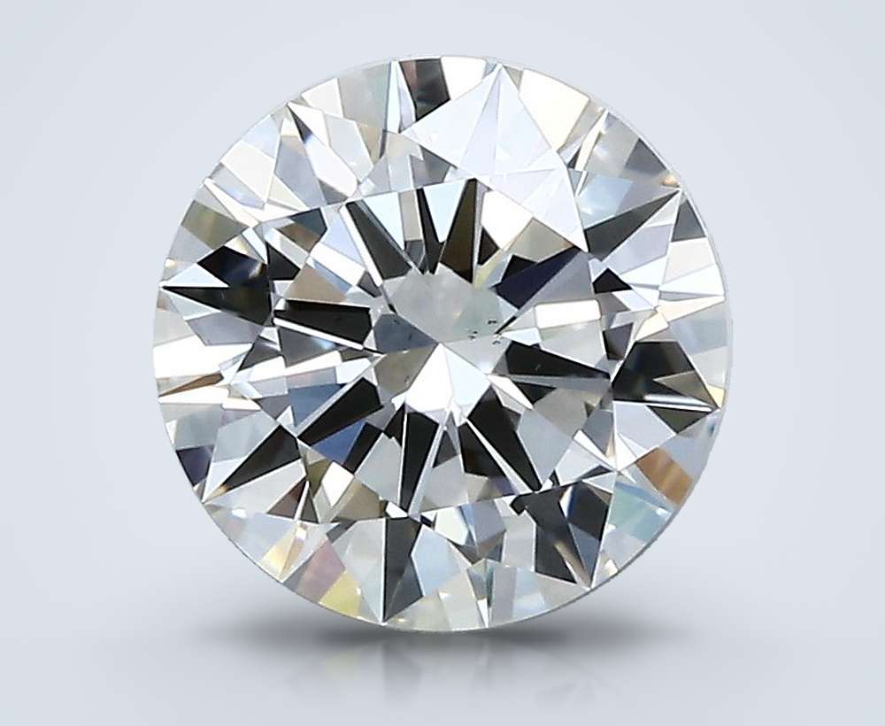 2.07ct H VS2 Rare Carat Ideal Cut Round Diamond