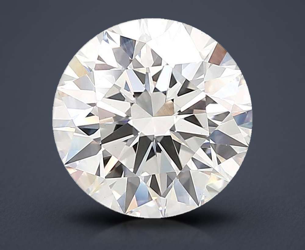 7.04ct F VS1 Rare Carat Ideal Cut Round Lab Grown Diamond