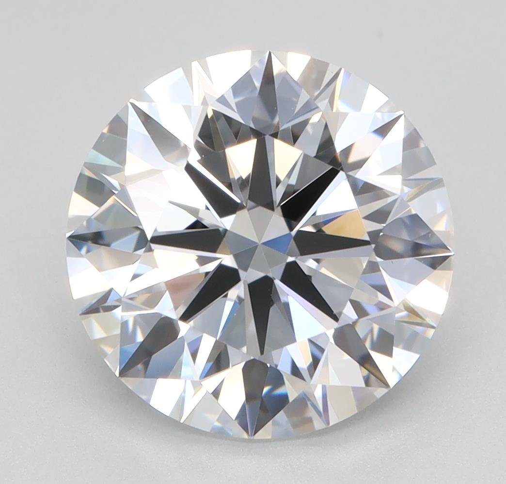 3.01ct E VS1 Rare Carat Ideal Cut Round Lab Grown Diamond