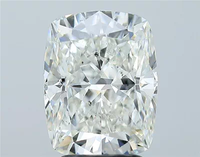 3.21ct I SI2 Rare Carat Ideal Cut Cushion Diamond