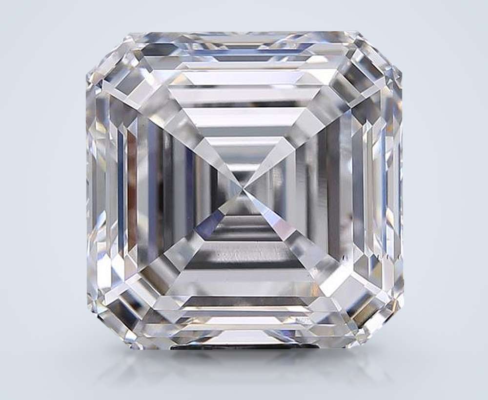 11.52ct E VS1 Excellent Cut Asscher Lab Grown Diamond