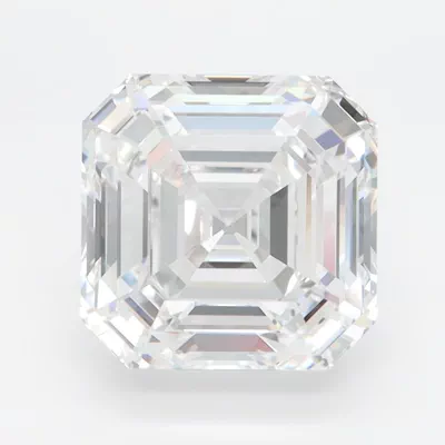 4.00ct D VVS1 Rare Carat Ideal Cut Asscher Lab Grown Diamond