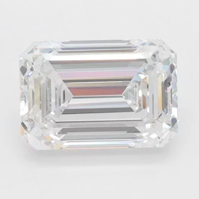1.53ct D VS1 Rare Carat Ideal Cut Emerald Lab Grown Diamond