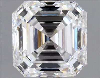 1.70ct D VS1 Rare Carat Ideal Cut Asscher Diamond