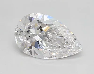 0.70ct D VVS2 Rare Carat Ideal Cut Pear Lab Grown Diamond
