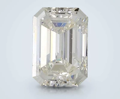 4.02ct K SI2 Very Good Cut Emerald Diamond