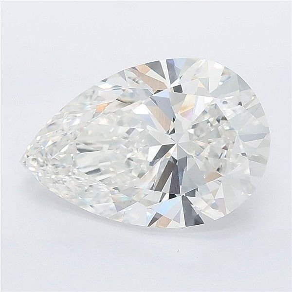 3.00ct E VS1 Rare Carat Ideal Cut Pear Lab Grown Diamond