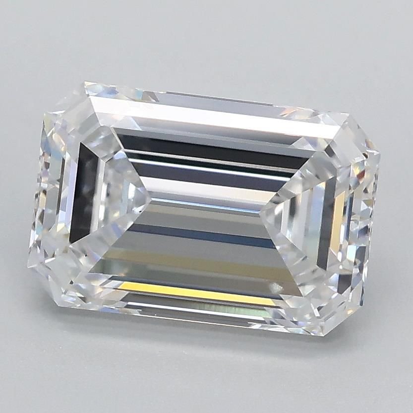 2.09ct D VS1 Rare Carat Ideal Cut Emerald Lab Grown Diamond