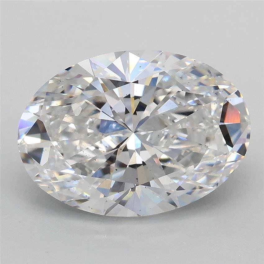 3.53ct D VS2 Rare Carat Ideal Cut Oval Lab Grown Diamond