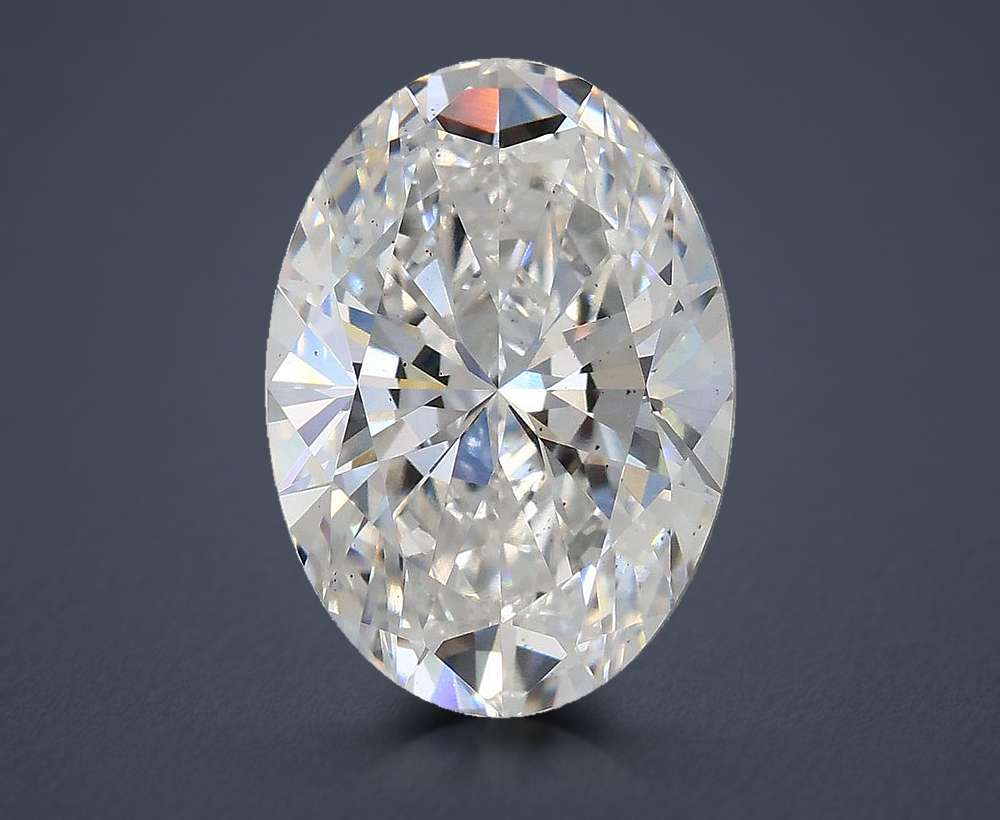 3.53ct D VS2 Rare Carat Ideal Cut Oval Lab Grown Diamond