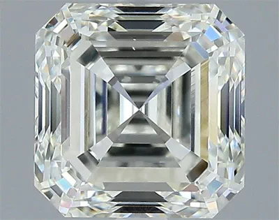 2.21ct K VS2 Rare Carat Ideal Cut Asscher Diamond