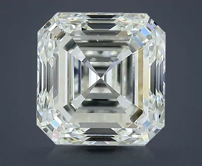 2.21ct K VS2 Rare Carat Ideal Cut Asscher Diamond