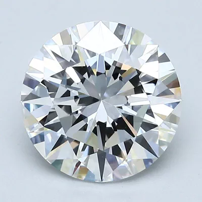 2.76ct E VVS2 Excellent Cut Round Diamond