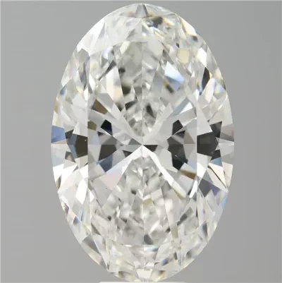 11.08ct F VS1 Rare Carat Ideal Cut Oval Lab Grown Diamond