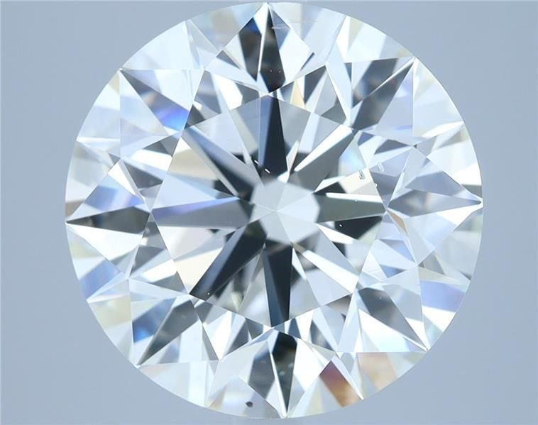 5.67ct I SI1 Rare Carat Ideal Cut Round Diamond