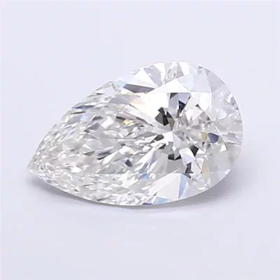 3.02ct F VVS2 Rare Carat Ideal Cut Pear Lab Grown Diamond