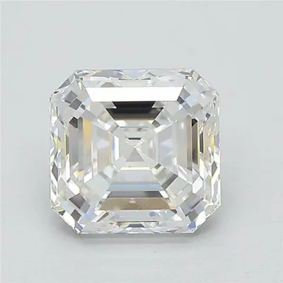 2.20ct F VVS2 Rare Carat Ideal Cut Asscher Diamond