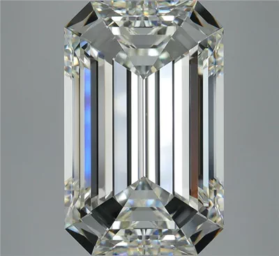 6.45ct J VVS2 Rare Carat Ideal Cut Emerald Diamond