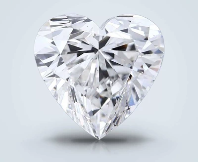 7.54ct F VS1 Rare Carat Ideal Cut Heart Lab Grown Diamond
