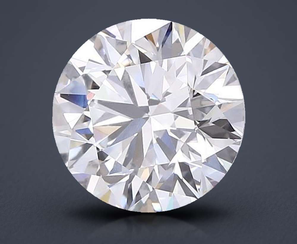 1.01ct F VS1 Rare Carat Ideal Cut Round Lab Grown Diamond