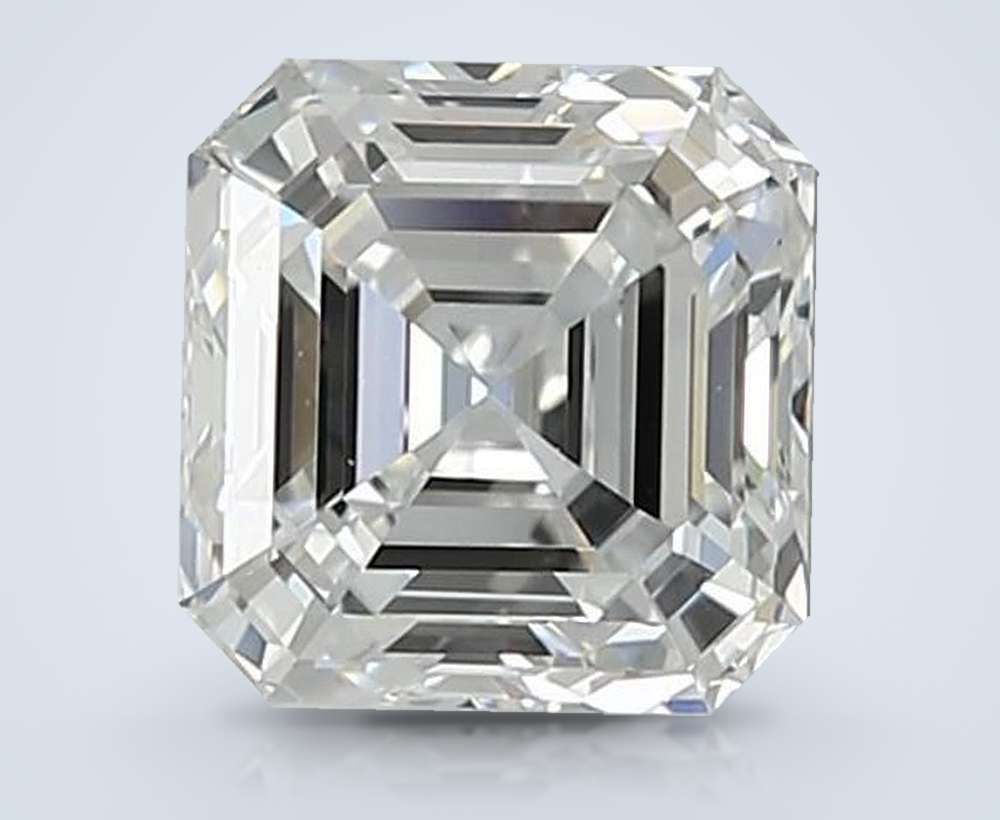 0.99ct E VS1 Rare Carat Ideal Cut Asscher Lab Grown Diamond